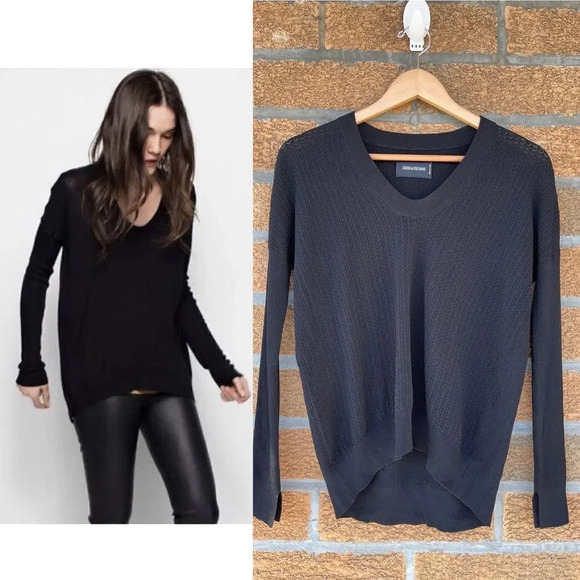 Zadig & Voltaire preppy ve sweater pullover XS - Picture 1 of 10